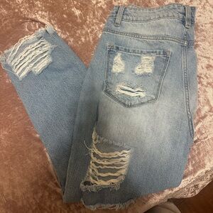 Women’s Kancan Jeans with rips only in the back